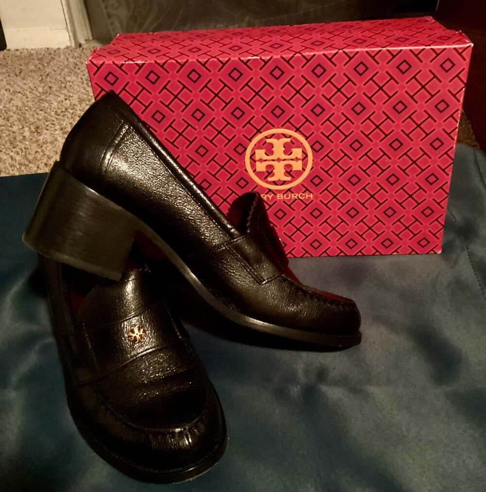 Tory Burch Heeled Loafers - Black - Picture 7 of 7